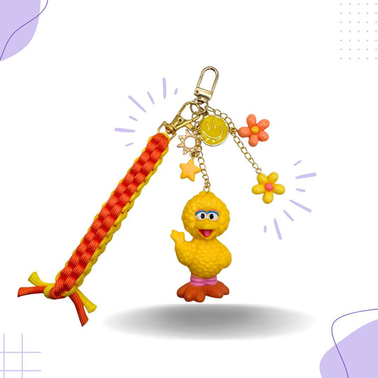 Nostalgic Yellow Bird Inspired Bag Charm