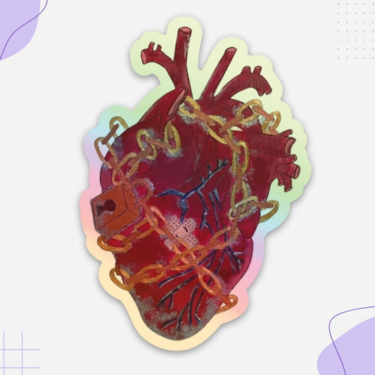 Chained Heart Sticker