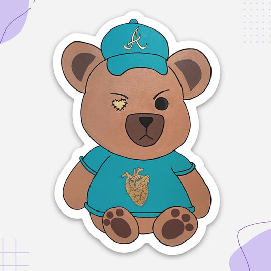 Heart of Gold Bear Sticker