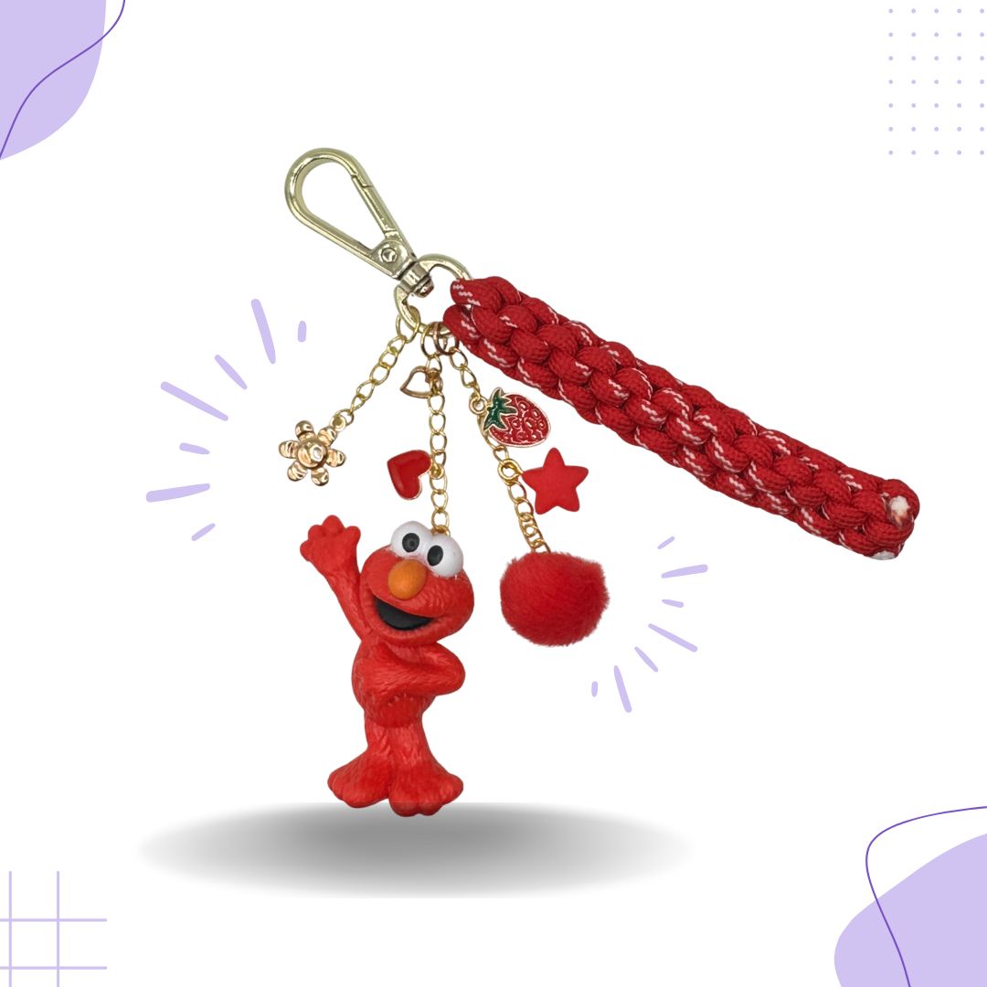Nostalgic Red Creature Inspired Bag Charm