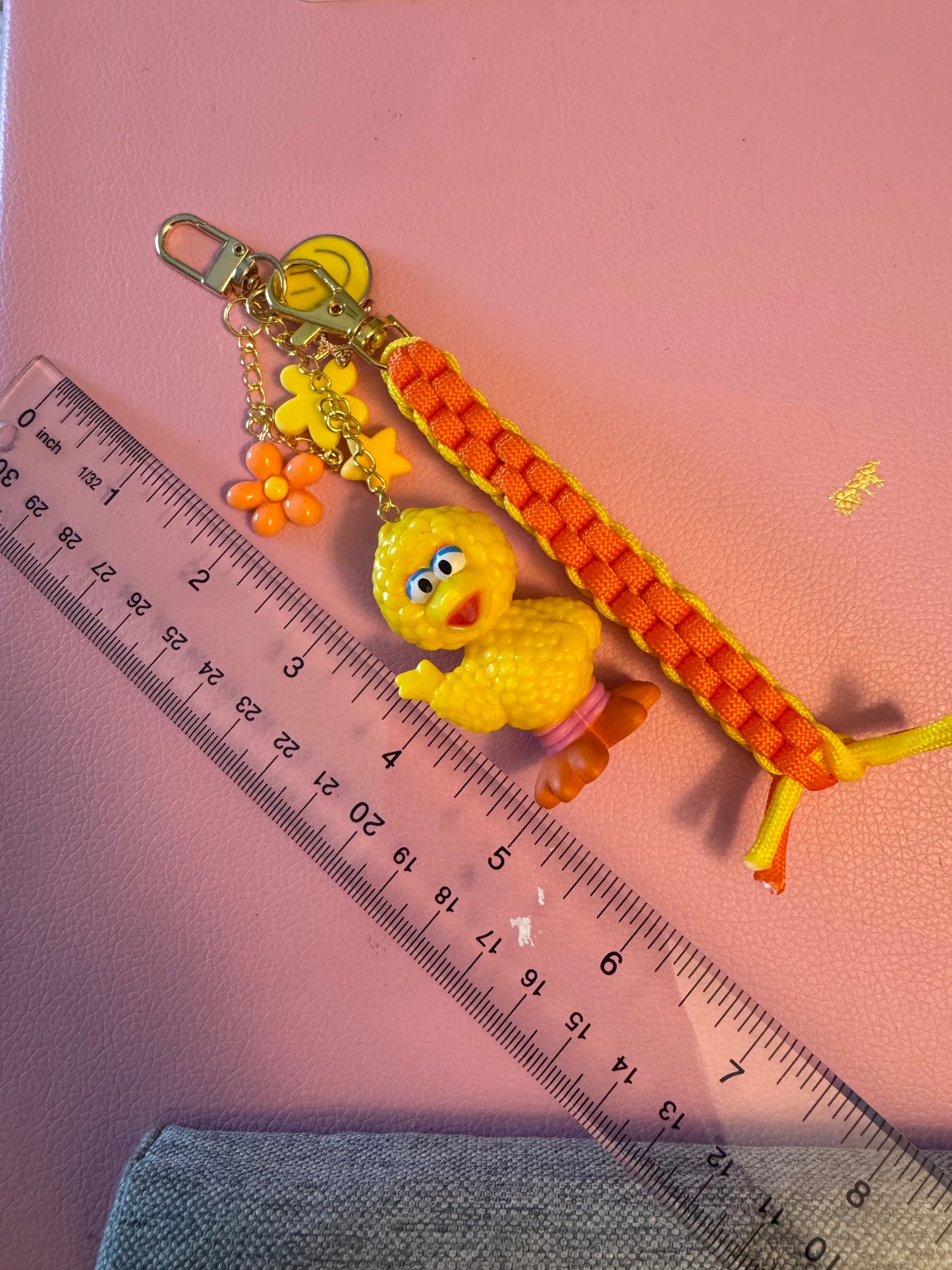 Nostalgic Yellow Bird Inspired Bag Charm